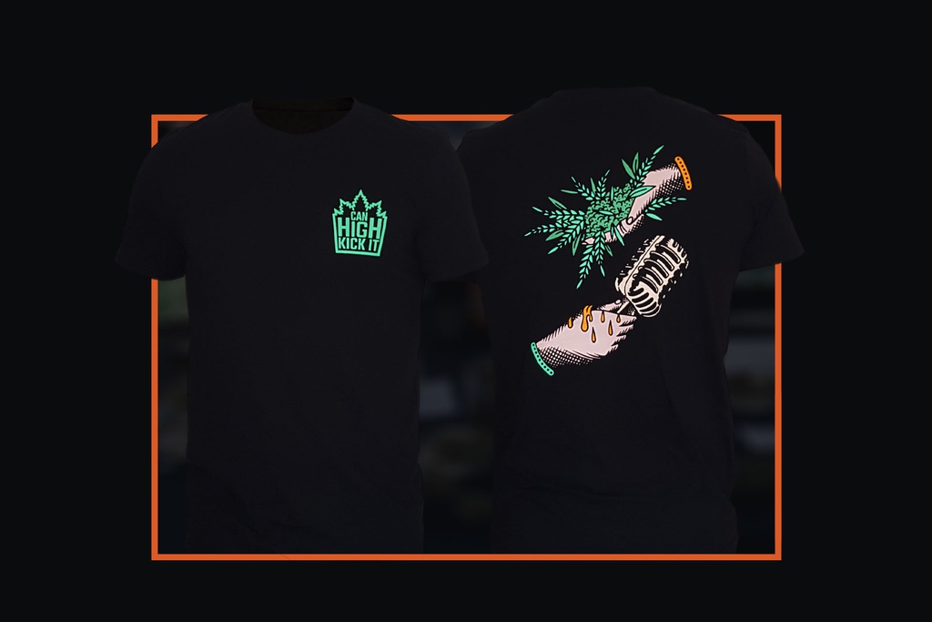 Tee Shirt. Can High Kick It